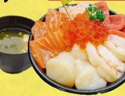 2733. Shakariki Kaisen Don & Miso soup