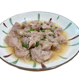 37-ห้าเจิ่งจู้หยก  蝦醬蒸豬肉