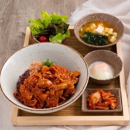 เซ็ตข้าวหน้าหมูเกาหลีโคชูจัง.