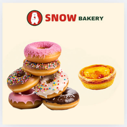 [เซตสุดฮิต] Egg tart + (Party Set) คุ้มเป็นคู่-โดนัท 6 ชิ้น