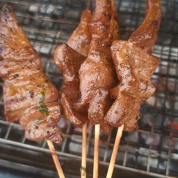 ตับหมูปิ้ง (2)ไม้