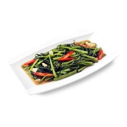 L ผัดผักบุ้งไฟแดง