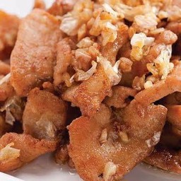 หมูทอดกระเทียม