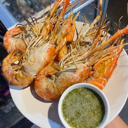 กุ้งเผา หัวมัน 1กิโล(10-12ตัว/โล)