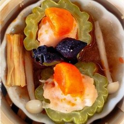 เขียวขมชมอุรา (มะระยัดใส้กุ้งเด้ง)