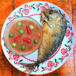 [เซตสุดฮิต] ปลาทูทอด + น้ำพริกกะปิ