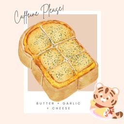 ครัวซองต์เนยกระเทียมท้อปชีส