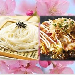 Somen-Cool-200g+Okonomiyaki บะหมี่โซเมนเย็น 200g+พิซซ่าญี่ปุ่น