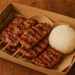 หมูปิ้งโมกะไอซ์ Grilled Pork