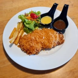 สเต็กไก่ทอด