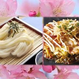 Udon-Cool-200+Okonomiyaki อุด้งเย็น 200g+พิซซ่าญี่ปุ่น