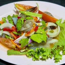 ยำกุ้งสด