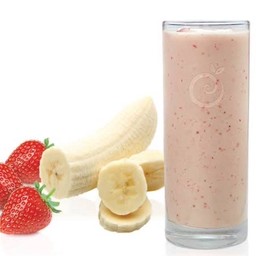 สตรอเบอร์รี่กล้วยหอมปั่น