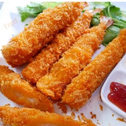 กุ้งตอปิโดชุบแป้งทอด