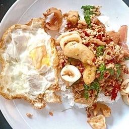 ผัดพริกเผาราดข้าว