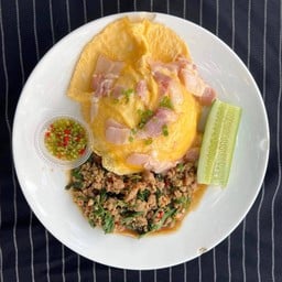 ข้าวราดกะเพราหมูสับ