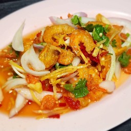 ยำกุ้งแห้ง