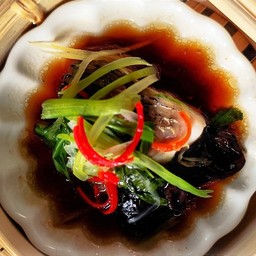 กะพงหลงน้ำ (ปลากะพงนึ่งซีอิ้ว)