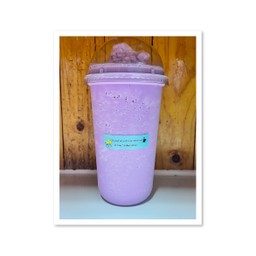 นมหมีปั่นเผือกหอม