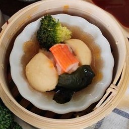 เต้าหู้กู้ระเบิด (เต้าหู้ปลายัดใส้กุ้งเด้ง)