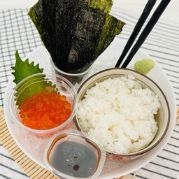 เซ็ทไข่ปลาแซลมอน 50 กรัม(เม็ดใหญ่ เกรดพรีเมียม)