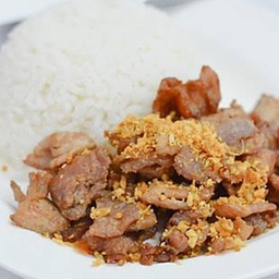 ข้าวหมูกระเทียม