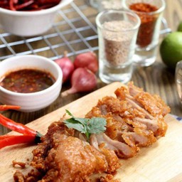 สันคอหมูทอด