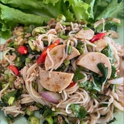 ยำขนมจีนหมูยอ