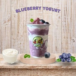 Blueberry Greek Yogurt Smoothie บลูเบอร์รี่กรีกโยเกิร์ตสมูทตี้