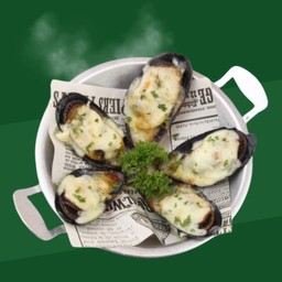 หอยแมลงภู่อบชีส