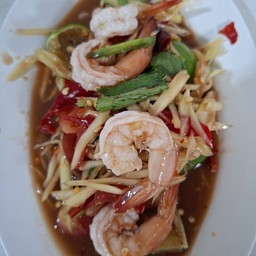 ตำกุ้งลวก