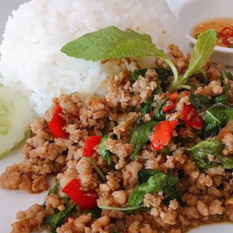 ข้าวกะเพราหมูสับ
