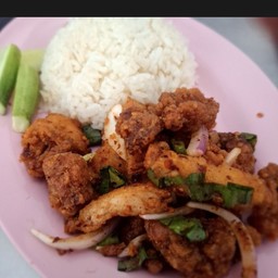 ข้าว ชิคเก้น แรฟ spicy
