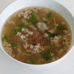 ต้มเกียมบ๊วยหมูสับ