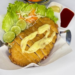 ไก่กรอบซอสครีมมะนาว