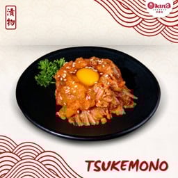 ยำแซลมอนบด