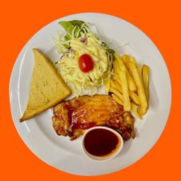 สเต็กสะโพกไก่สไปซี่