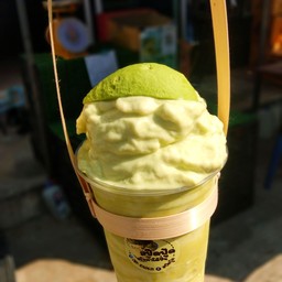 น้ำปั่นอะโวคาโด+น้ำผึ้ง