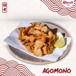 หนังไก่ทอด