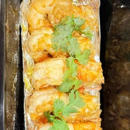 กุ้งใหญ่ทอดเกลือ  5 ตัว