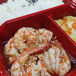 ข้าวกุ้งซอสเทริยากิ