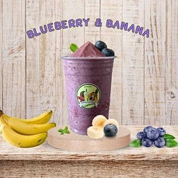 Blueberry & Banana Smoothie บลูเบอร์รี่กล้วยสมูทตี้
