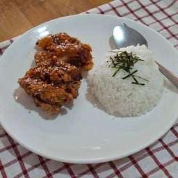ข้าวไก่ทอดซอสเกาหลี ไซส์ M
