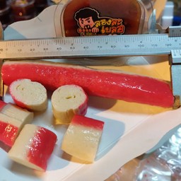 ปูอัดไจแอนท์ Gaint Crab Stick ใหญ่มาก12cm 1 แท่ง
