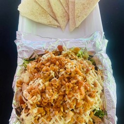 สลัด ไก่+ปูอัด