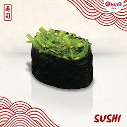 สาหร่ายวากาเมะซูชิ 1 คำ