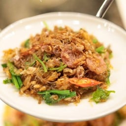 ผัดวุ้นเส้นใส่แหนม