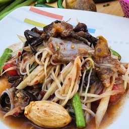 ตำซั่วปู-ปลาร้า