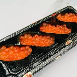 ซูชิไข่ปลาแซลมอน 4 คำ