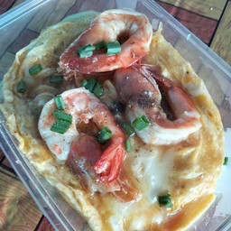 ข้าวไข่ข้นกุ้ง